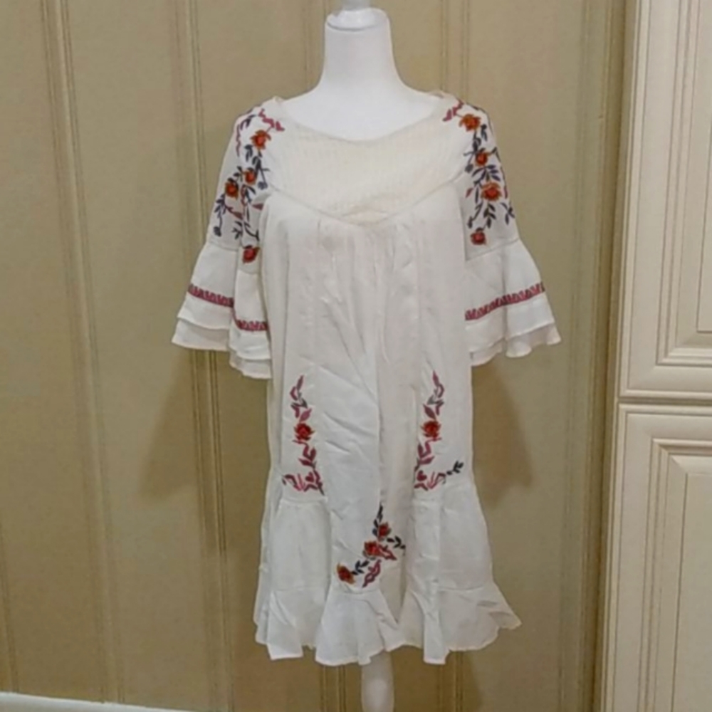 Free people embroidered dress